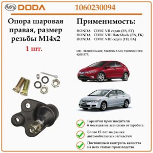 Опора шаровая