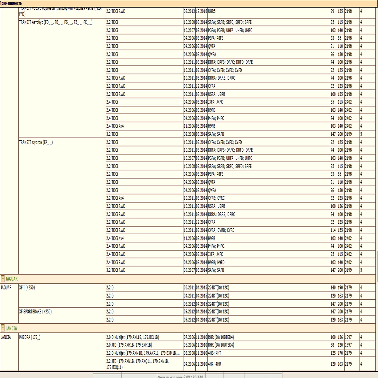 Фильтр масляный для Ситроен, Пежо, Форд, Лэнд Ровер, Мицубиши, WII AUTO 1109Z1/LT119 — изображение 10